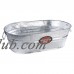 Behrens Hot Dipped Steel Oval Beverage Tub   